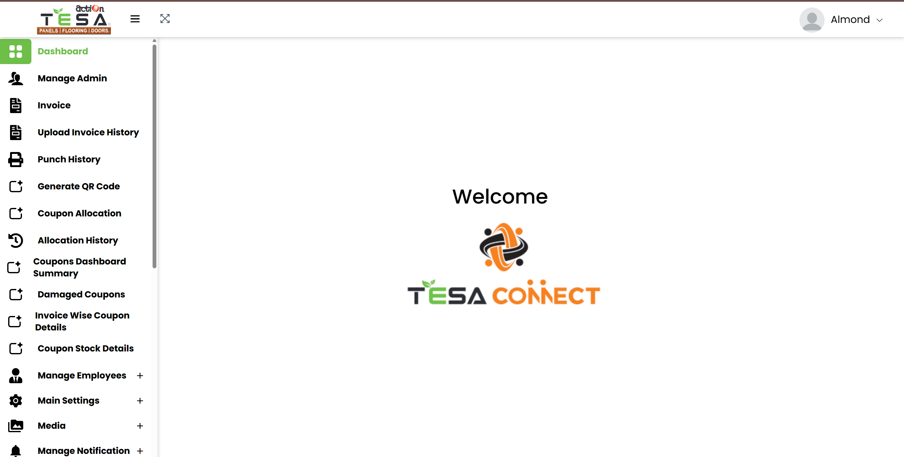 Action Tesa Dashboard