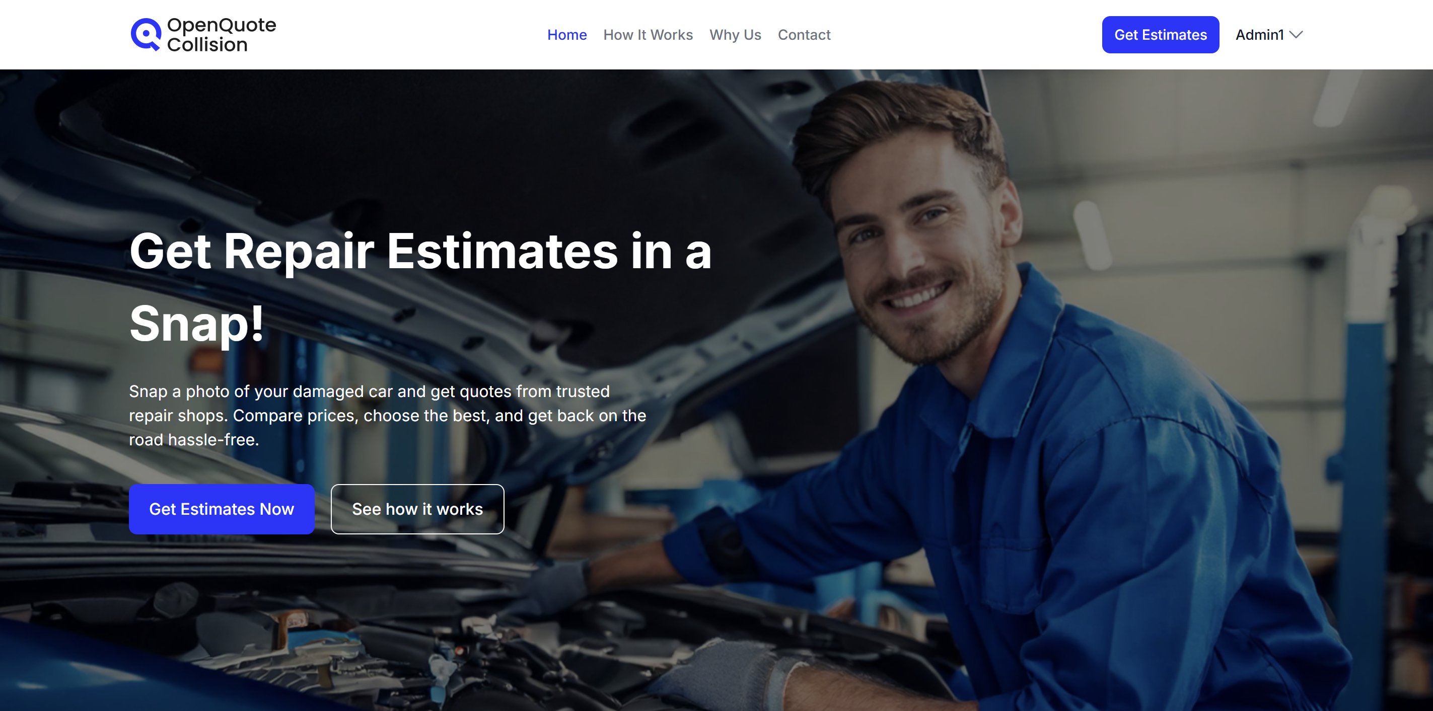 OpenQuote Collision Platform